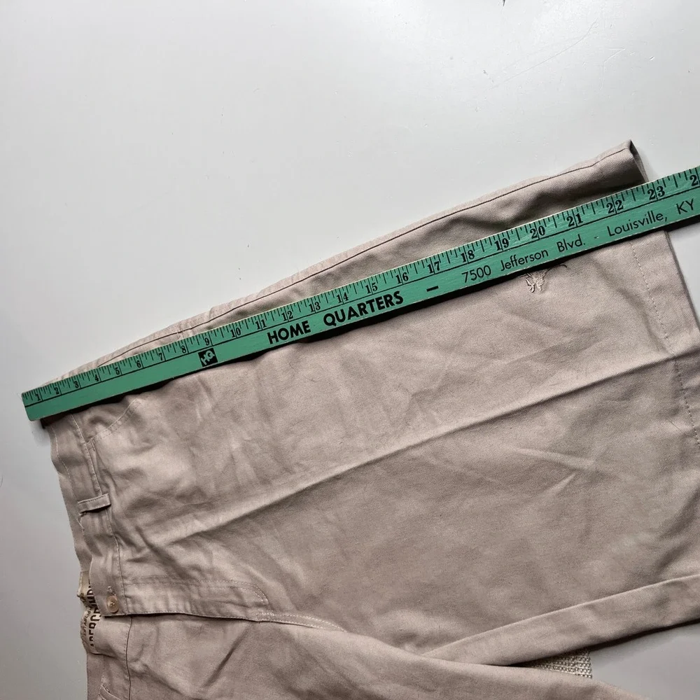 Abercrombie & Fitch Mens‎ Khaki Chino Shorts Size 34 Tan Cotton Twill Moose Logo